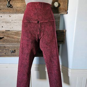 NWT T-Party Mineral Wash Cropped Pants in Raspberry Sizes XS/S/XL